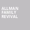 Allman Family Revival, Pompano Beach Amphitheater, Miami